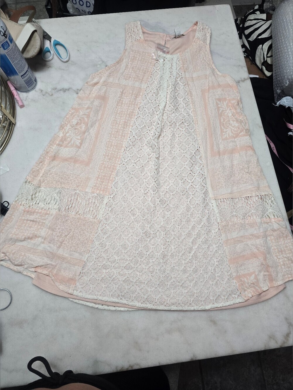 Cato Cream Lace Mini Dress